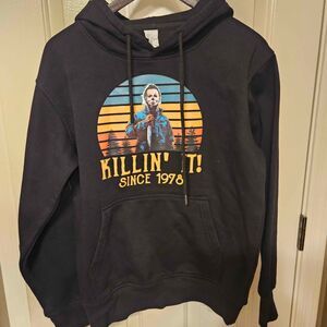 Killing It Since 1978 Black Sweatshirt Large Hoody